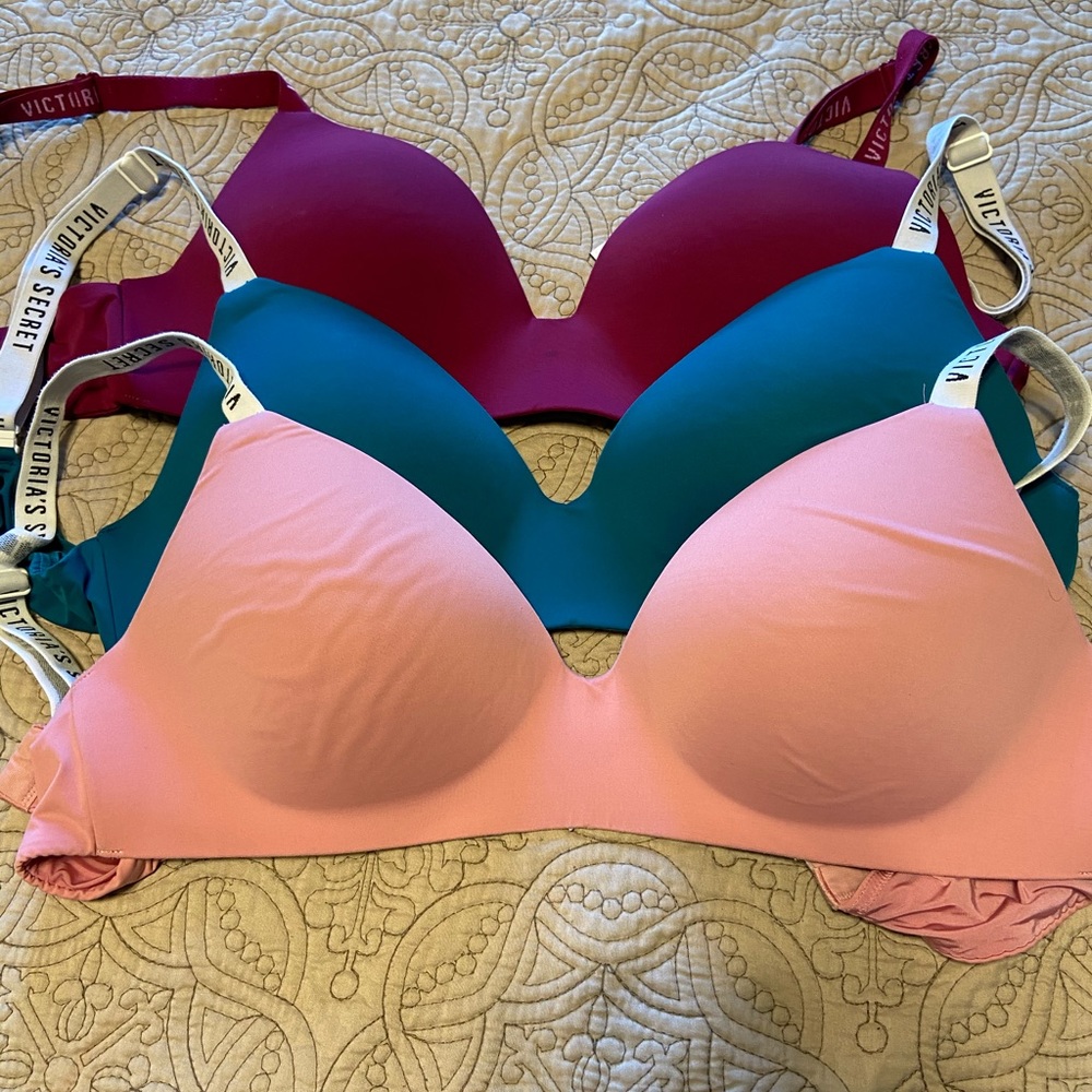 Set of 3 Wireless Bras